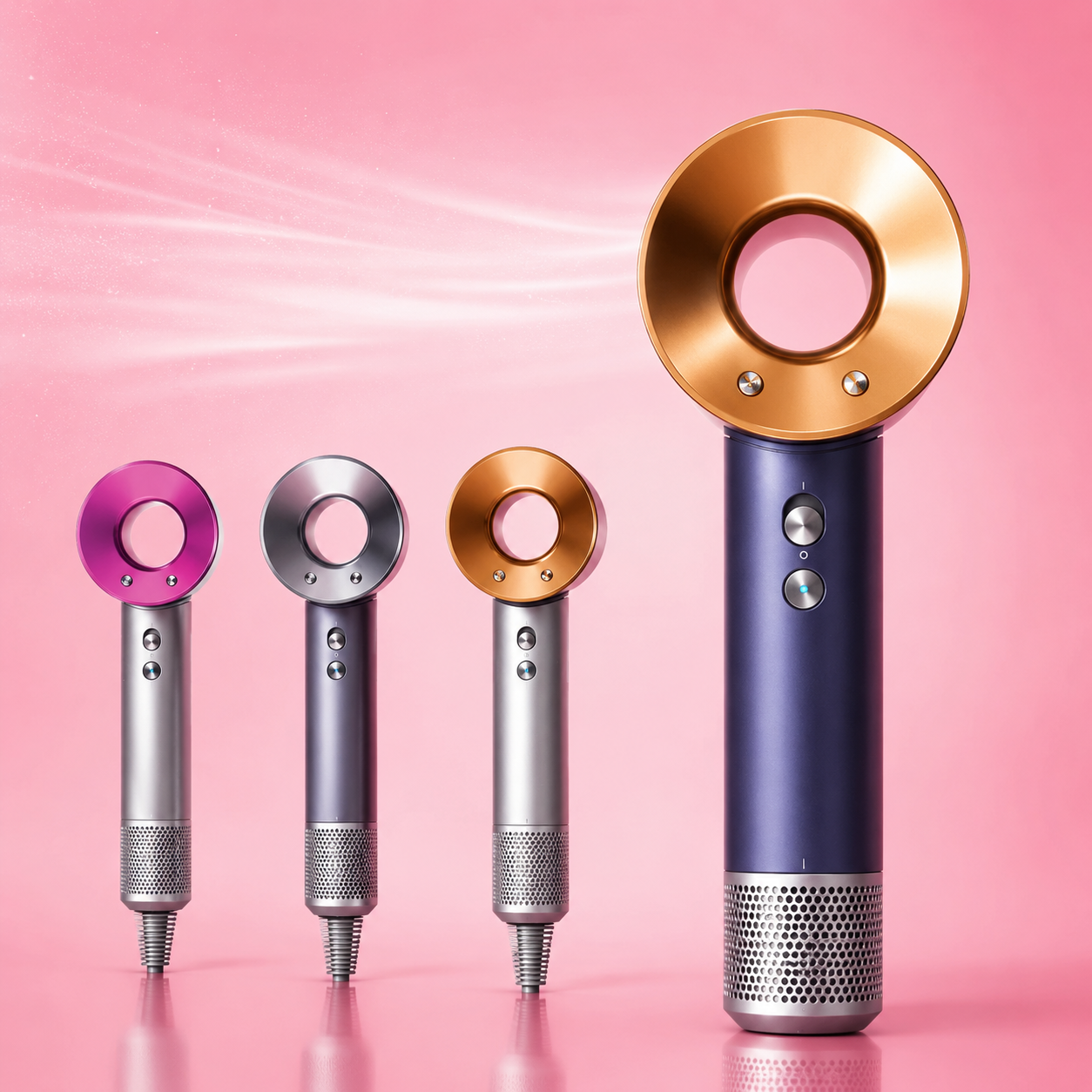 5-in-1 Profi-Ionen-Haartrockner mit Diffusor