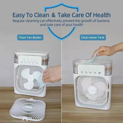 Tragbarer Ventilator mit Klimaanlage