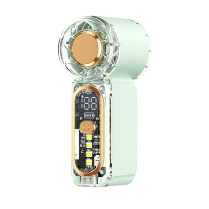Mini-Handventilator mit Digitaldisplay