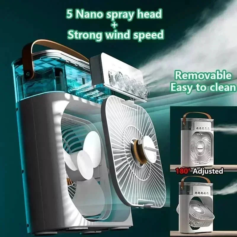 Tragbarer Ventilator mit Klimaanlage