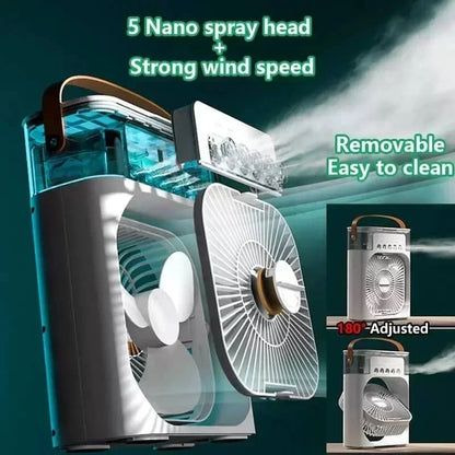 Tragbarer Ventilator mit Klimaanlage